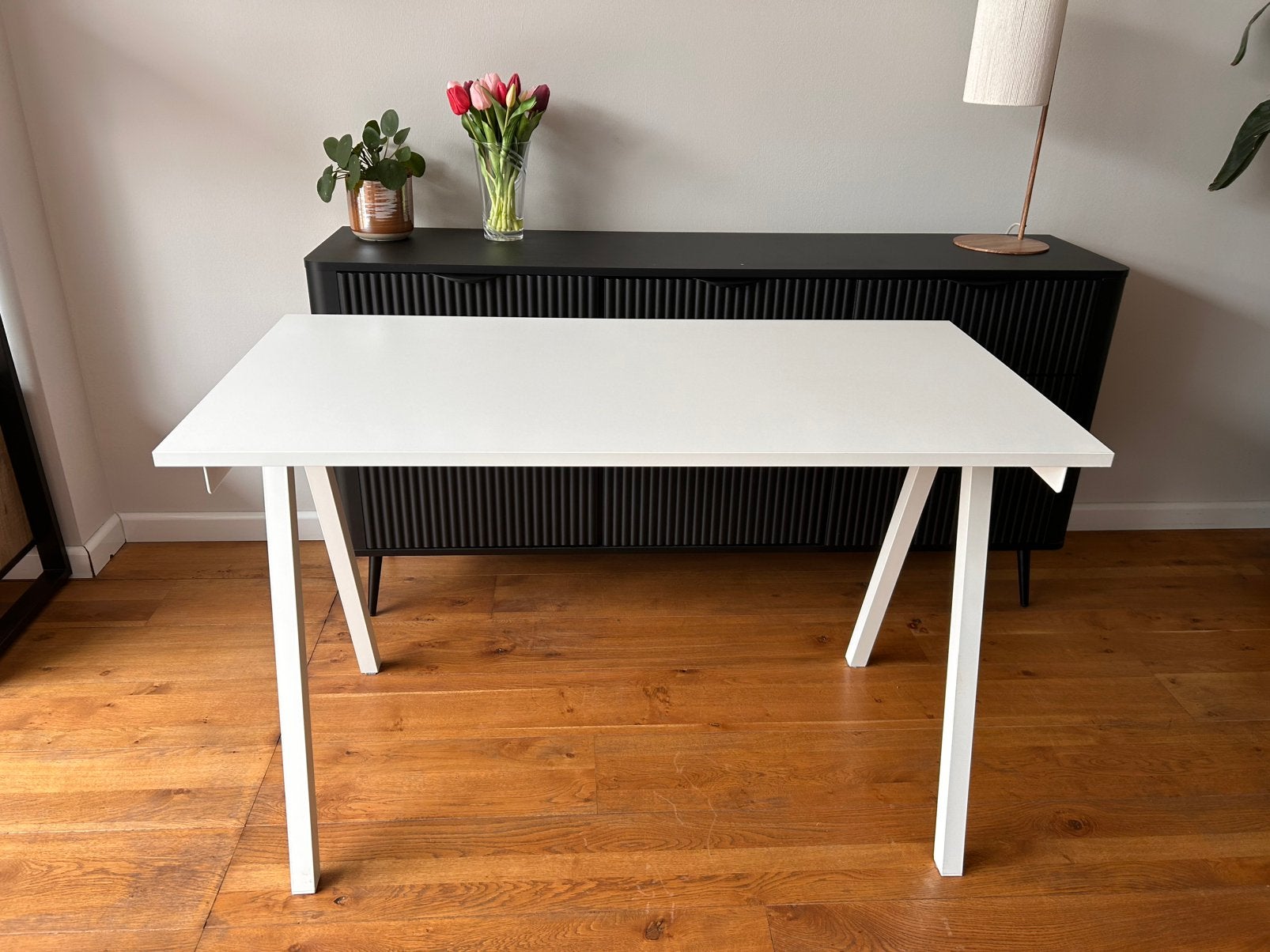 IKEA TROTTEN Bureau 120x60, Ophalen, Demontabel, Gebruikt, 120 cm