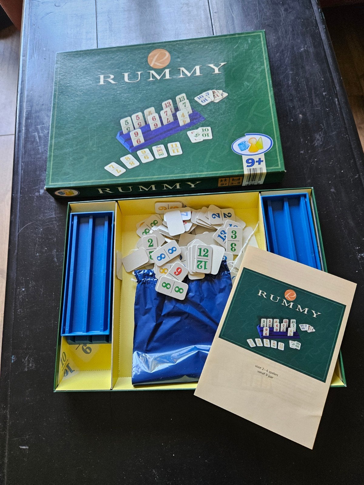 Rummy gezelschapsspel - Compleet en in goede staat, Drie of vier spelers, Ophalen, Gebruikt, Onbekend