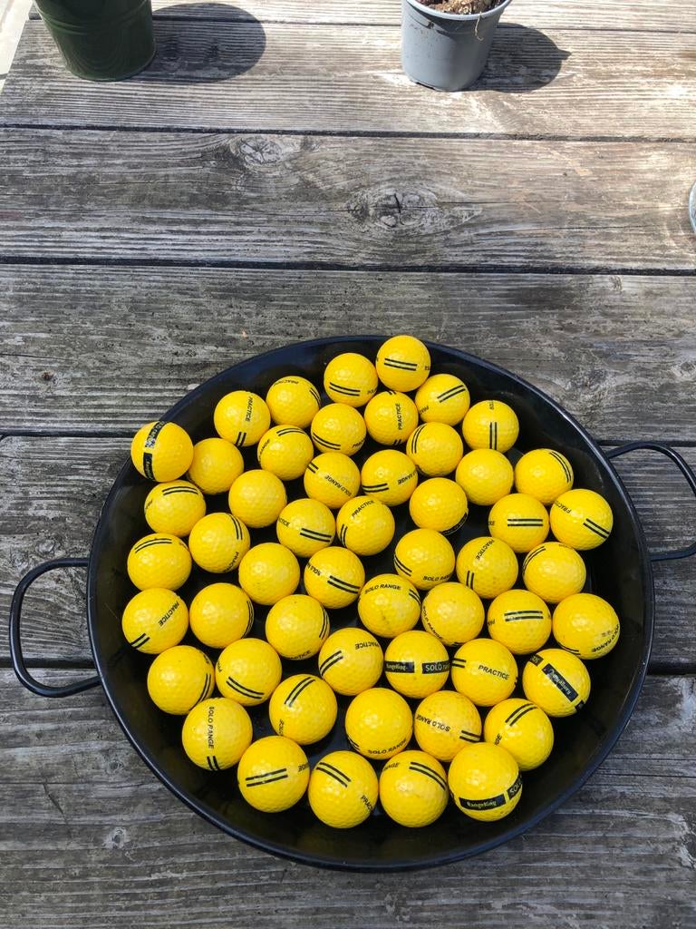 Gele golfballen - Practice / Solo Range, Ophalen of Verzenden, Gebruikt, Bal(len), Overige merken