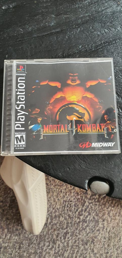 Mortal Kombat 4 PlayStation 1 (PS1) - copy  front cover, Ophalen
