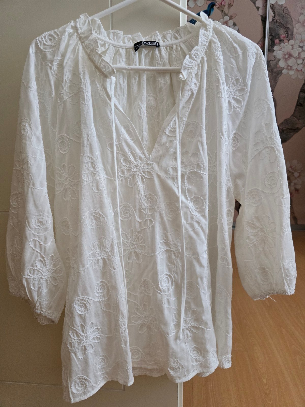 Norah blouse maat 40 smetteloos wit, Maat 38/40 (M), Wit, Ophalen of Verzenden, Zo goed als nieuw