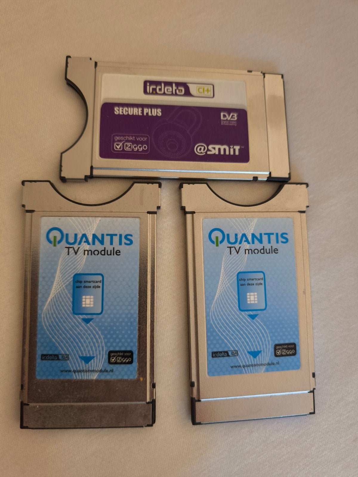 Quantis 3x interactieve Tv-module, Audio, Tv en Foto, Televisie-accessoires, Ophalen of Verzenden, Zo goed als nieuw