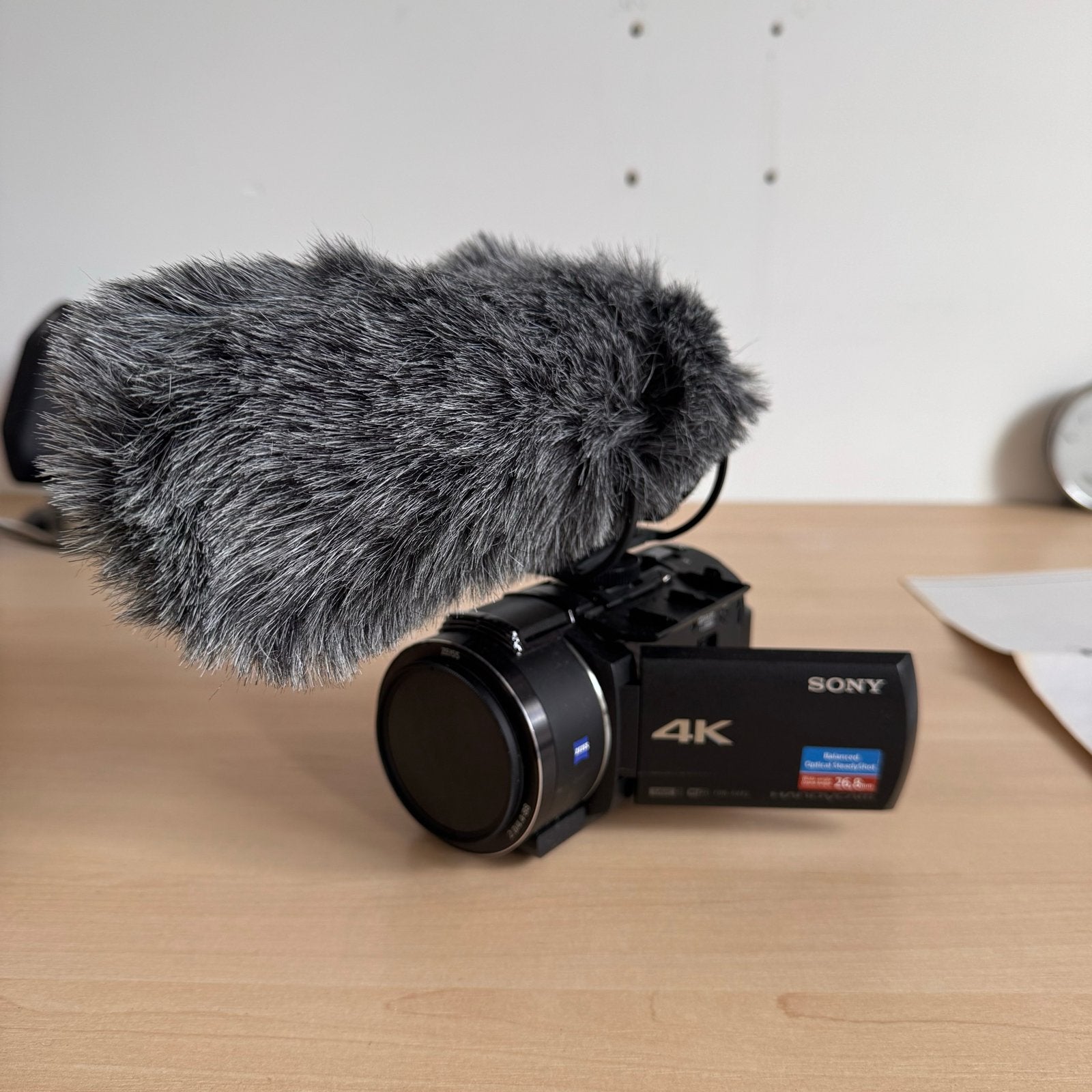 Sony 4K Handycam met Rode Microfoon, ., 20x of meer, Overige soorten, Ophalen of Verzenden