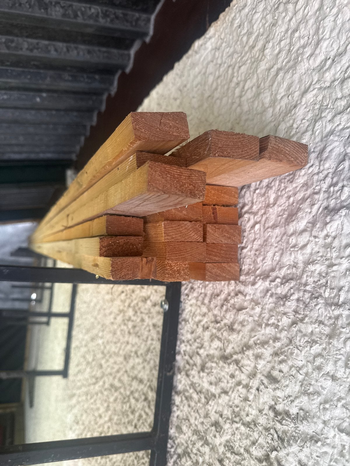 Stellatten/uitstrooklatten 450cm lang, 18 stuks, Gebruikt, Ophalen of Verzenden, Plank, 300 cm of meer