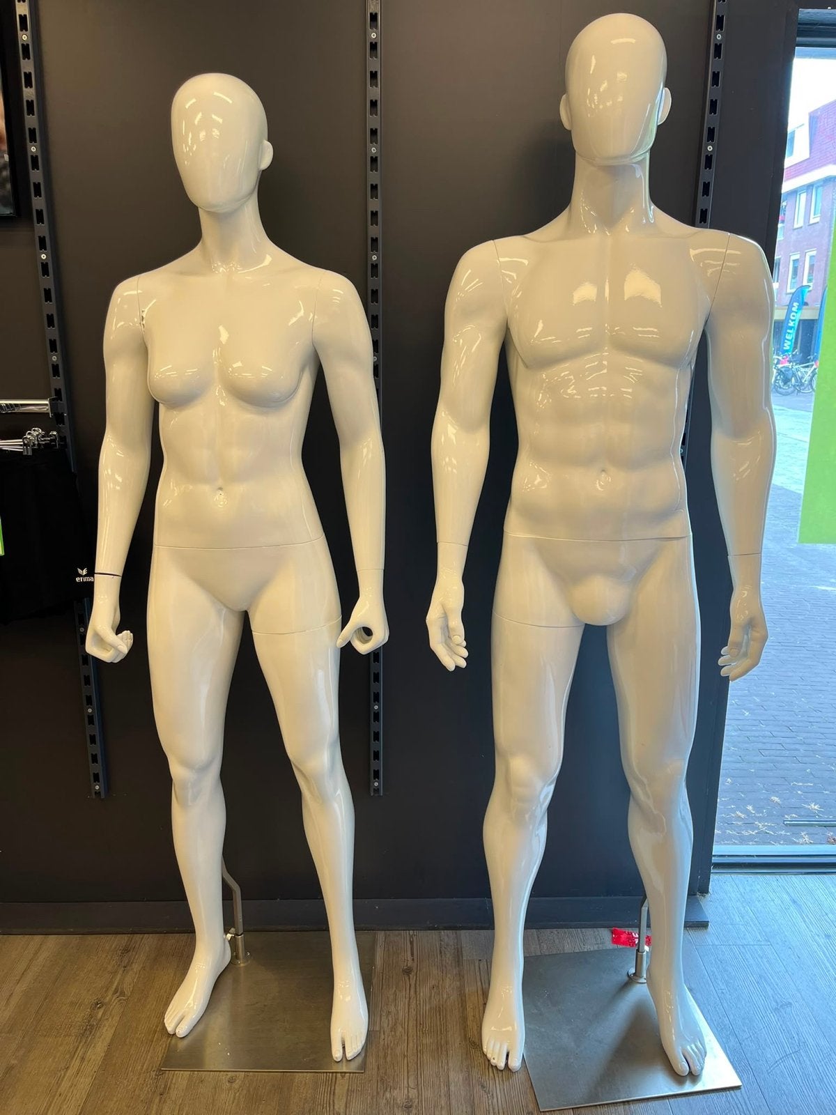 Etalagepop man en vrouw, Ophalen, Nieuw, Kunststof