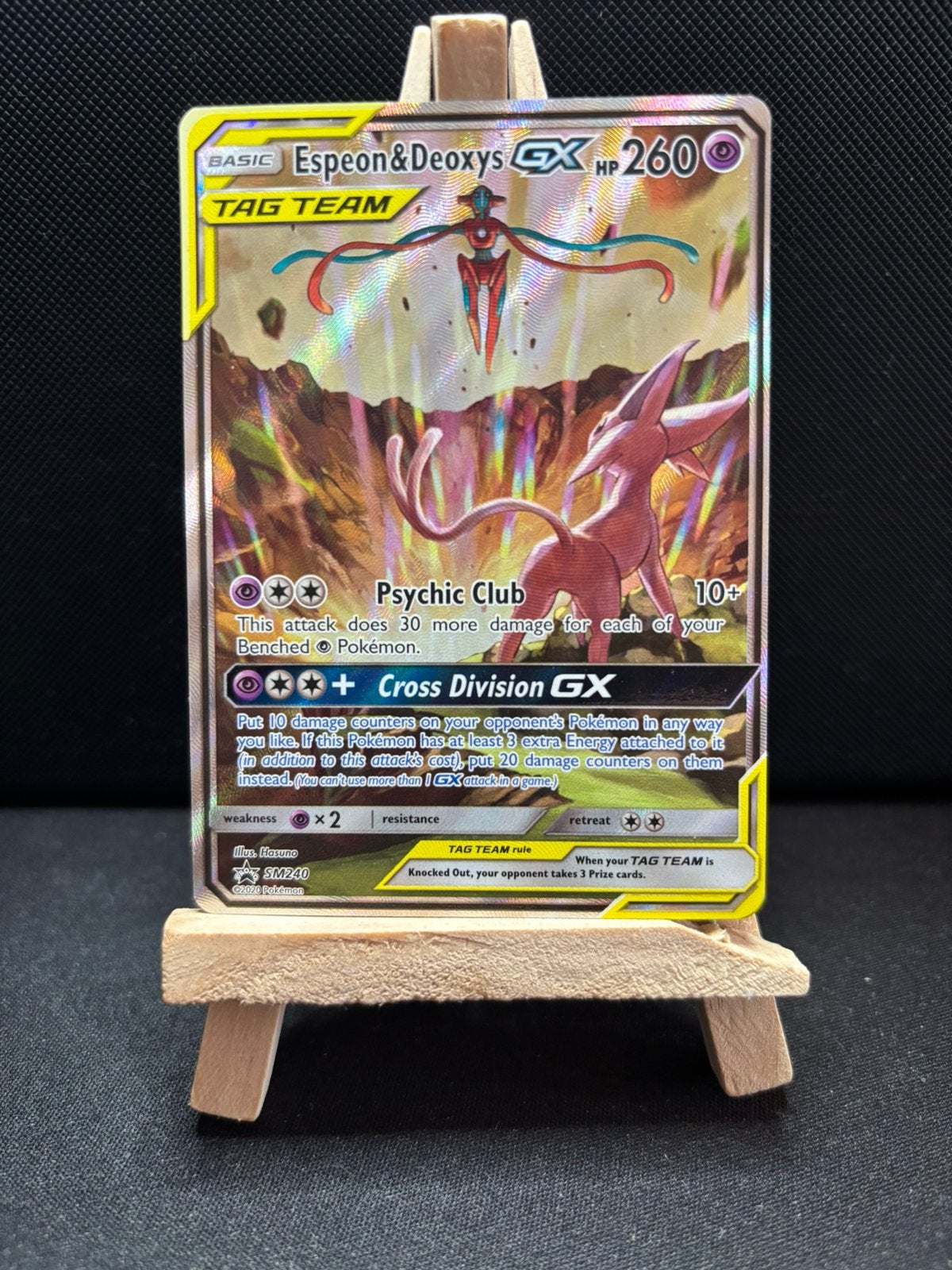 Espeon & Deoxys GX SM 240, Ophalen