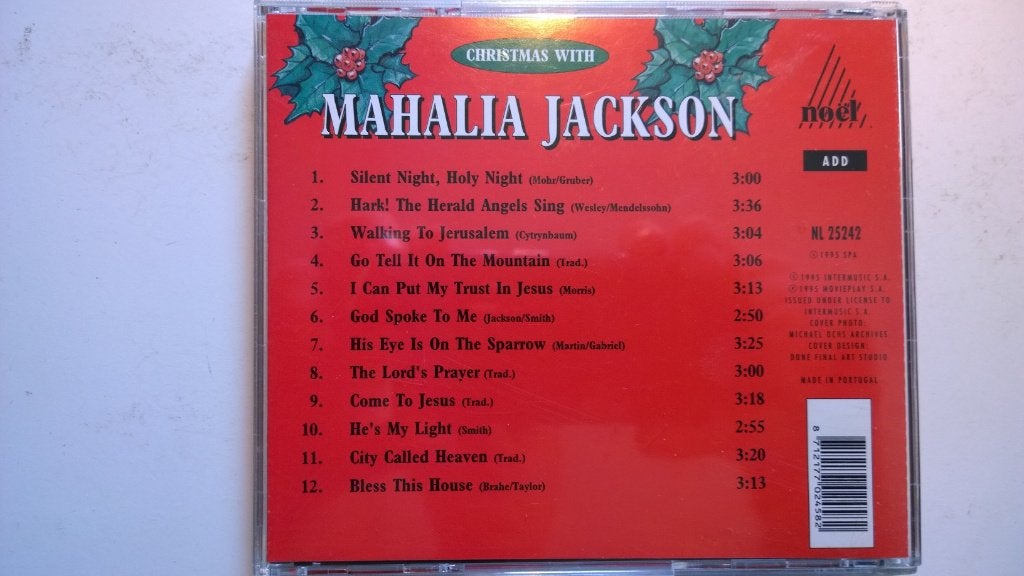 Mahalia Jackson - Christmas With Mahalia Jackson, Ophalen of Verzenden, Zo goed als nieuw, Kerst