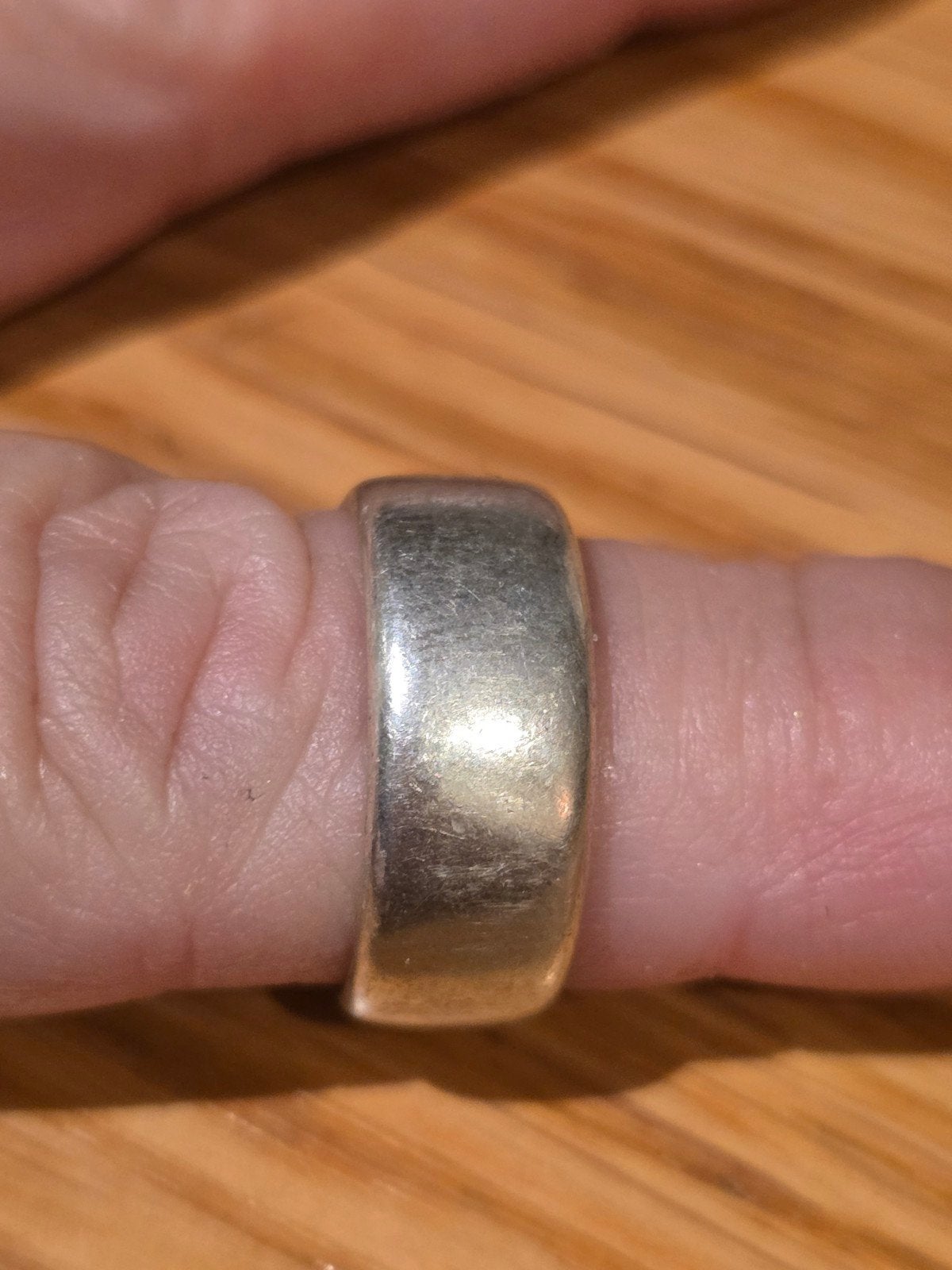 Zilveren ring 835, Gebruikt, Ophalen of Verzenden, Dame of Heer, Zilver