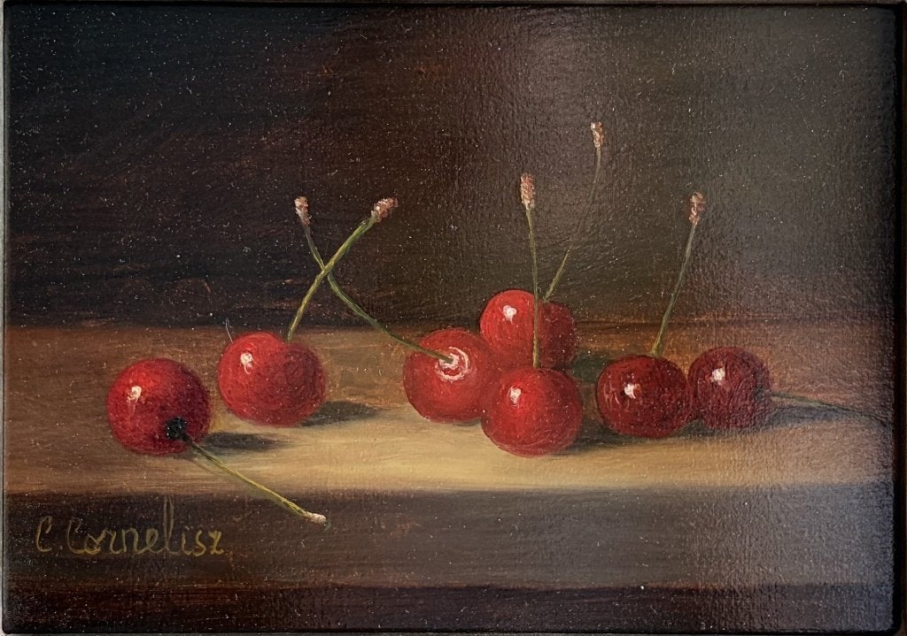 Cornelis de Wit, stilleven met kersen, Ophalen