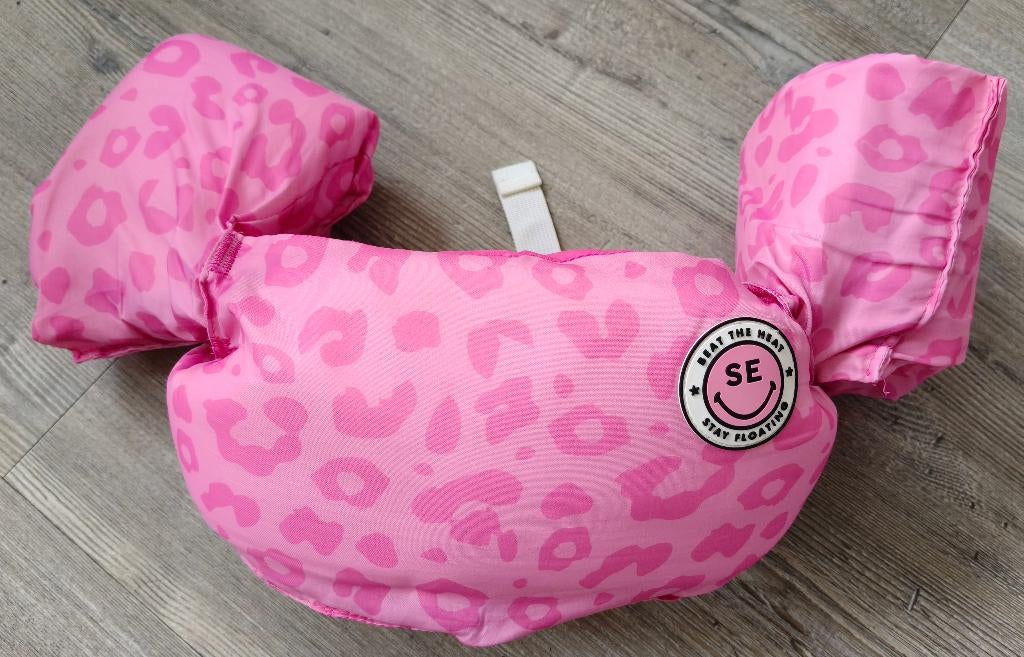 ZGAN Puddle jumper (Swim essentials)pink leopard, Ophalen, Swim essentials, Meisje, One size