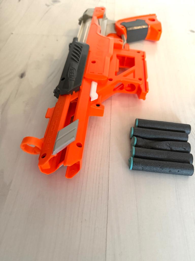 Nerf pistool, Ophalen of Verzenden, Zo goed als nieuw