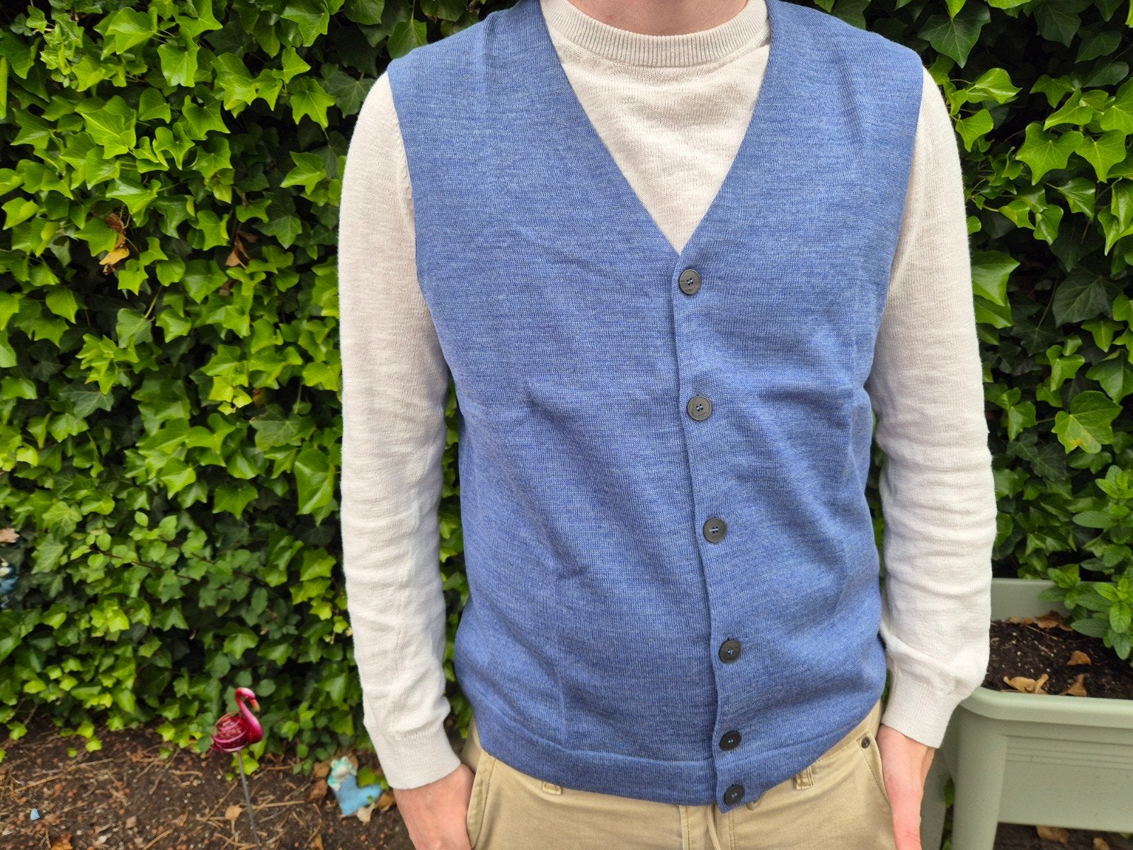 Maerz Muenchen gilet spencer vest Jeans Blauw Nieuw maat XL, ., Ophalen of Verzenden, ., .