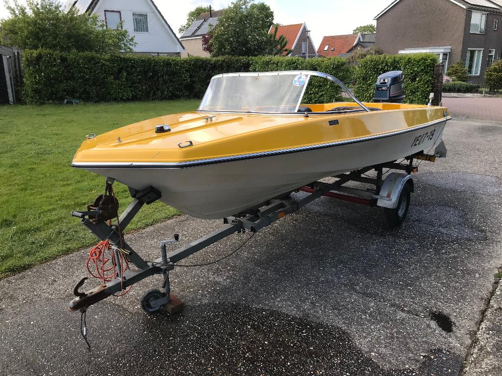 Mooie Riamar Speedboot met 40 pk Yamaha buitenboordmotor., Watersport en Boten, Overige merken, Gebruikt, Ophalen of Verzenden