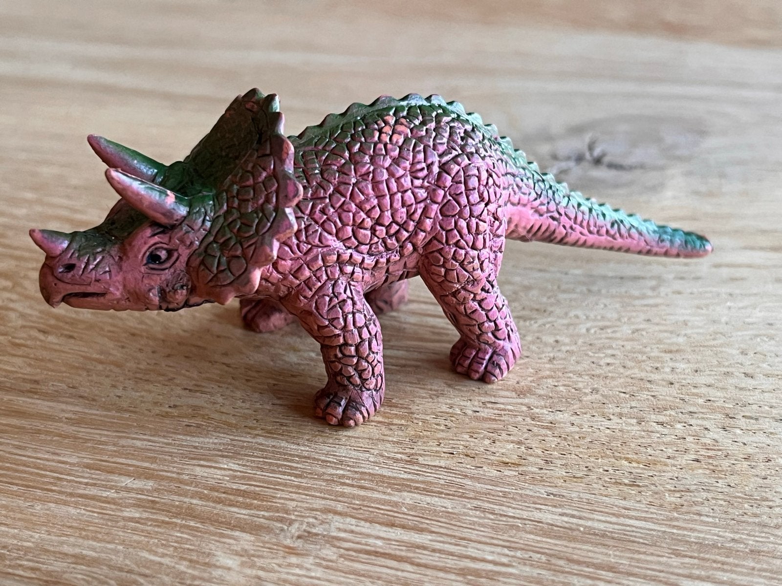 Vintage Triceratops Dinosaurus Speelgoedfiguur 1993, Ophalen of Verzenden, Gebruikt