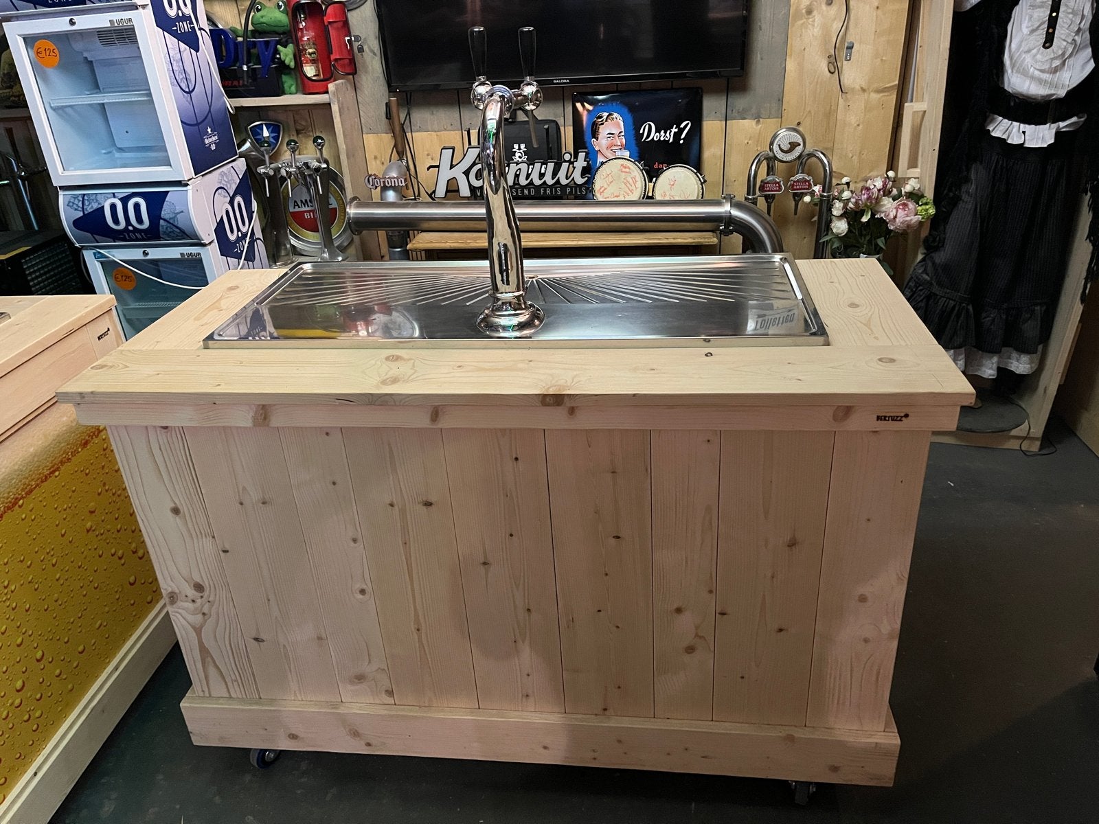 Bier Tap Bar met Gamko Koeling en Dubbele Tapkraan, Gamko / Bertuzz, Gebruikt, X, Info@bertuzzbarshop.nl
