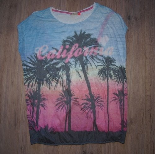 Only Zomershirt 'California' (L), Maat 42/44 (L), Ophalen of Verzenden, Korte mouw, Gedragen