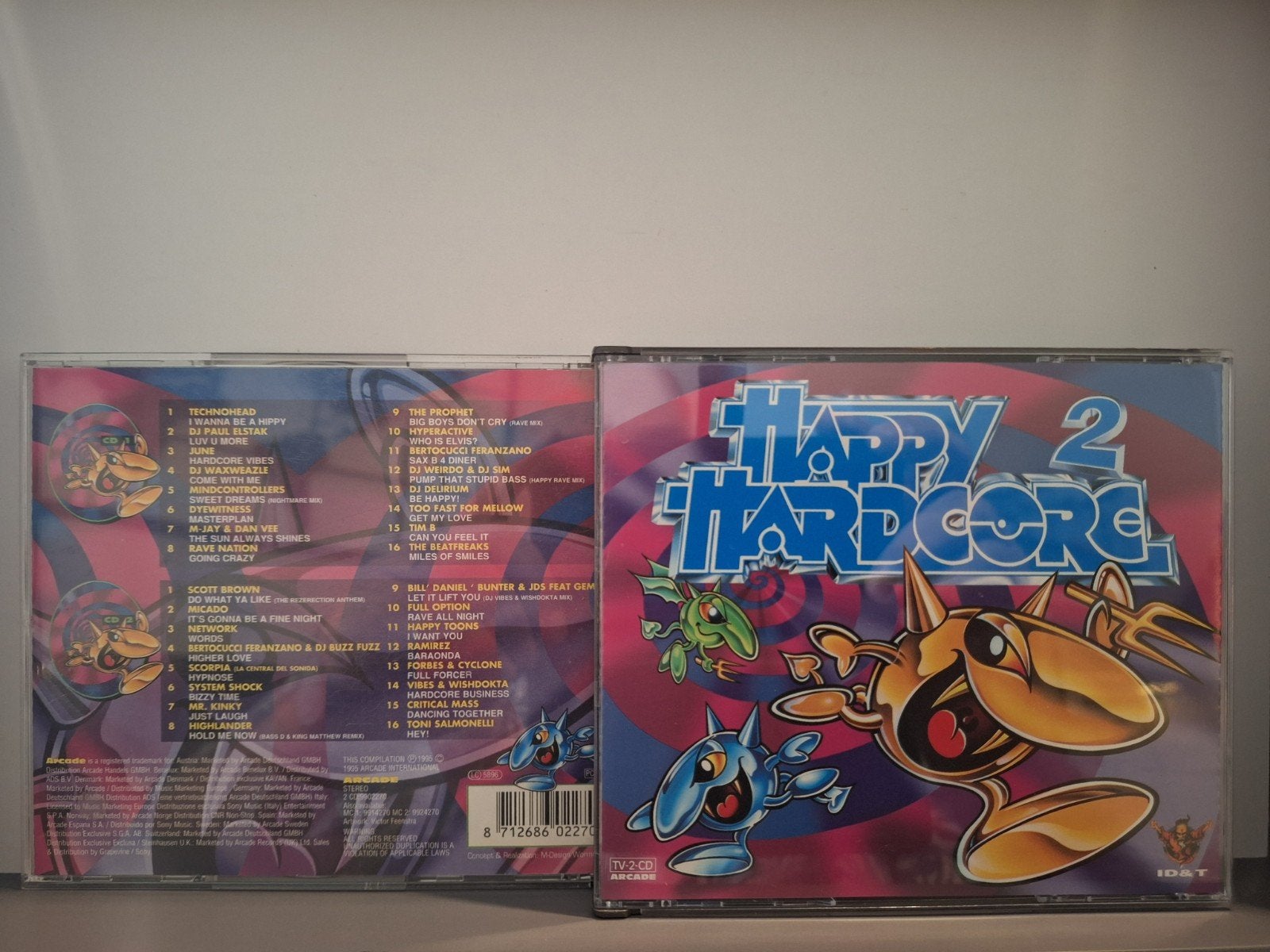 2 x 2-CD Happy Hardcore, nrs 2 en 3, Ophalen of Verzenden, Zo goed als nieuw