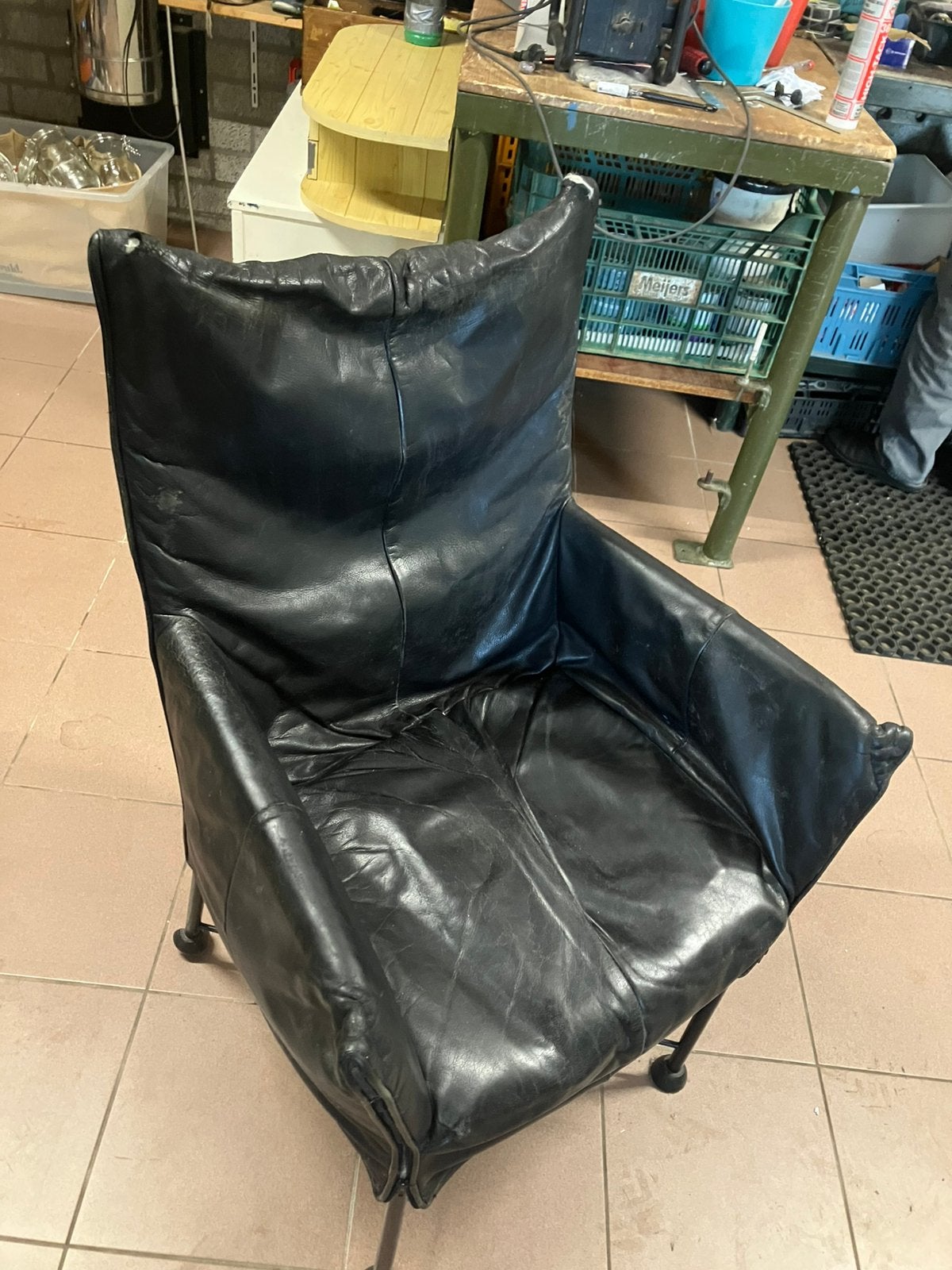 Montis chaplin opknapper, Huis en Inrichting, Gebruikt, Ophalen of Verzenden, 50 tot 75 cm, Leer