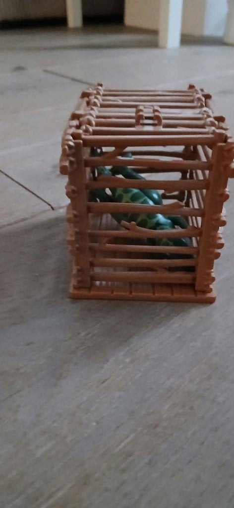 Playmobil dino kooi met gevangen dino, Ophalen of Verzenden, Zo goed als nieuw, Losse onderdelen, Figuren