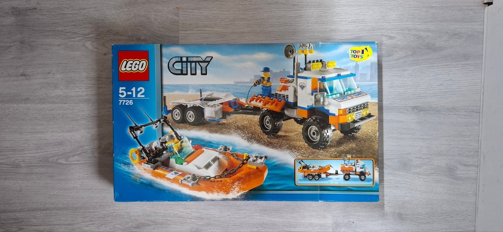 Lego City 7726 Kustwacht Truck met Rubberboot, Ophalen, City, Lego, Nieuw