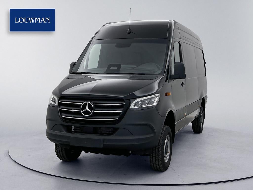 Mercedes-Benz Sprinter 319 1.9 CDI L2 Pro 4x4 Elektrische sc, Auto's, Bestelauto's, Automaat, Euro 6, Lichtsensor, Zwart