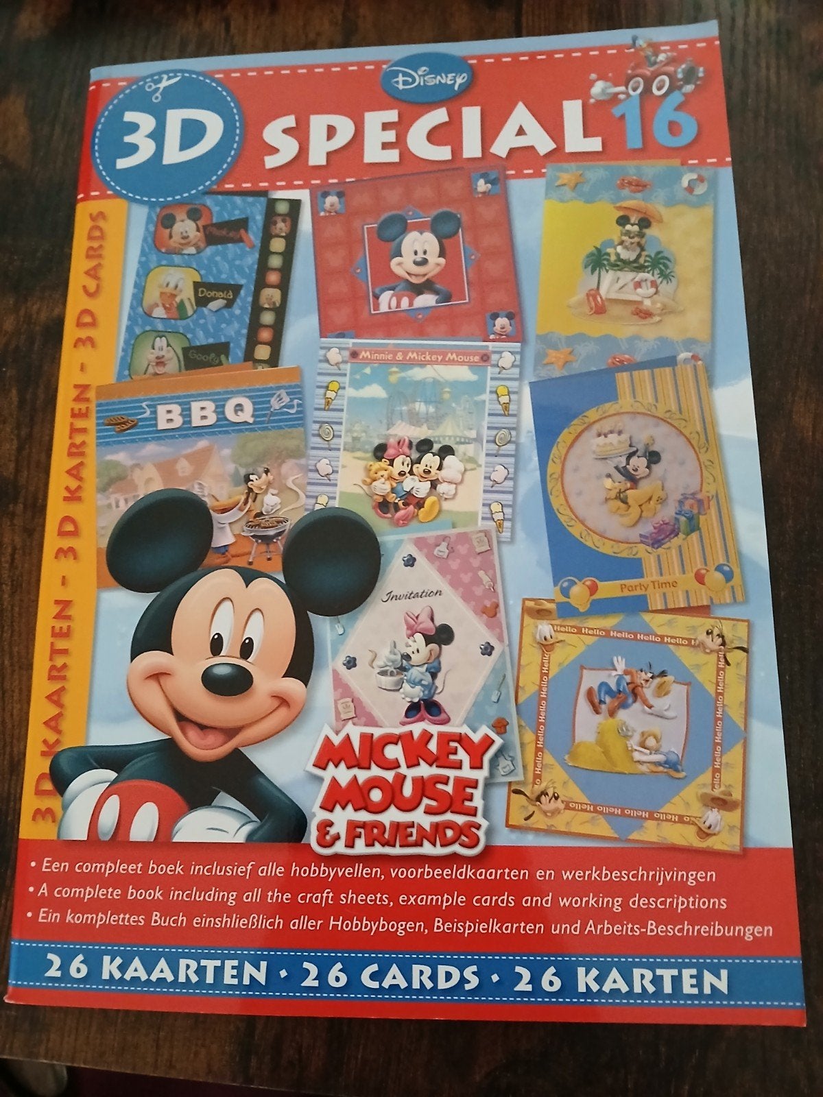 Disney 3D Special 16 - Mickey Mouse & Friends Kaarten, Ophalen, Film en tv, Nieuw, Meerkleurig