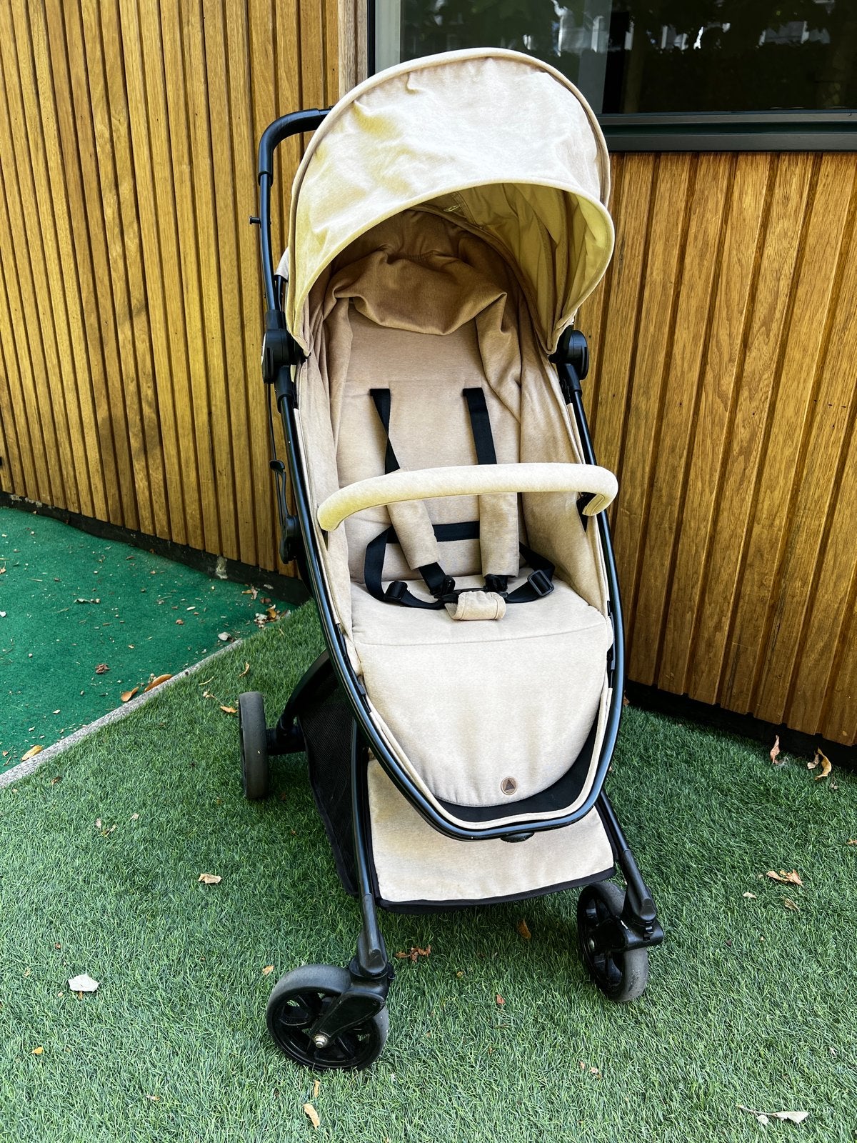 Topmark buggy/ kinderwagen - Beige, Ophalen, Gebruikt, Kinderwagen, Overige merken