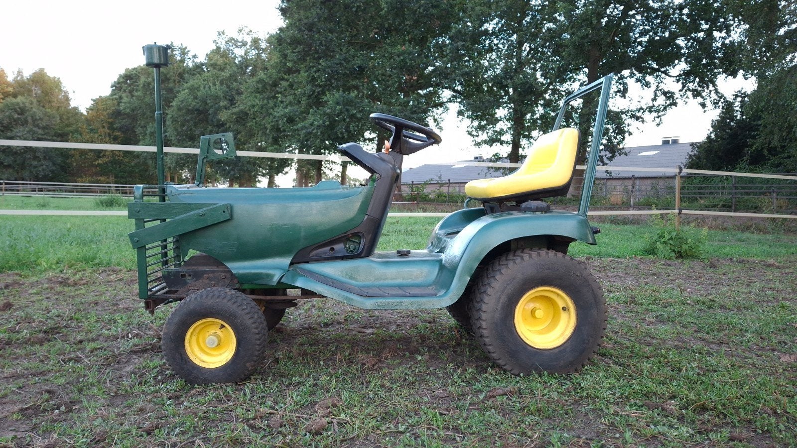 Tuintractor (John deere LT 155), Ophalen, Gebruikt, John Deere, Elektrische starter