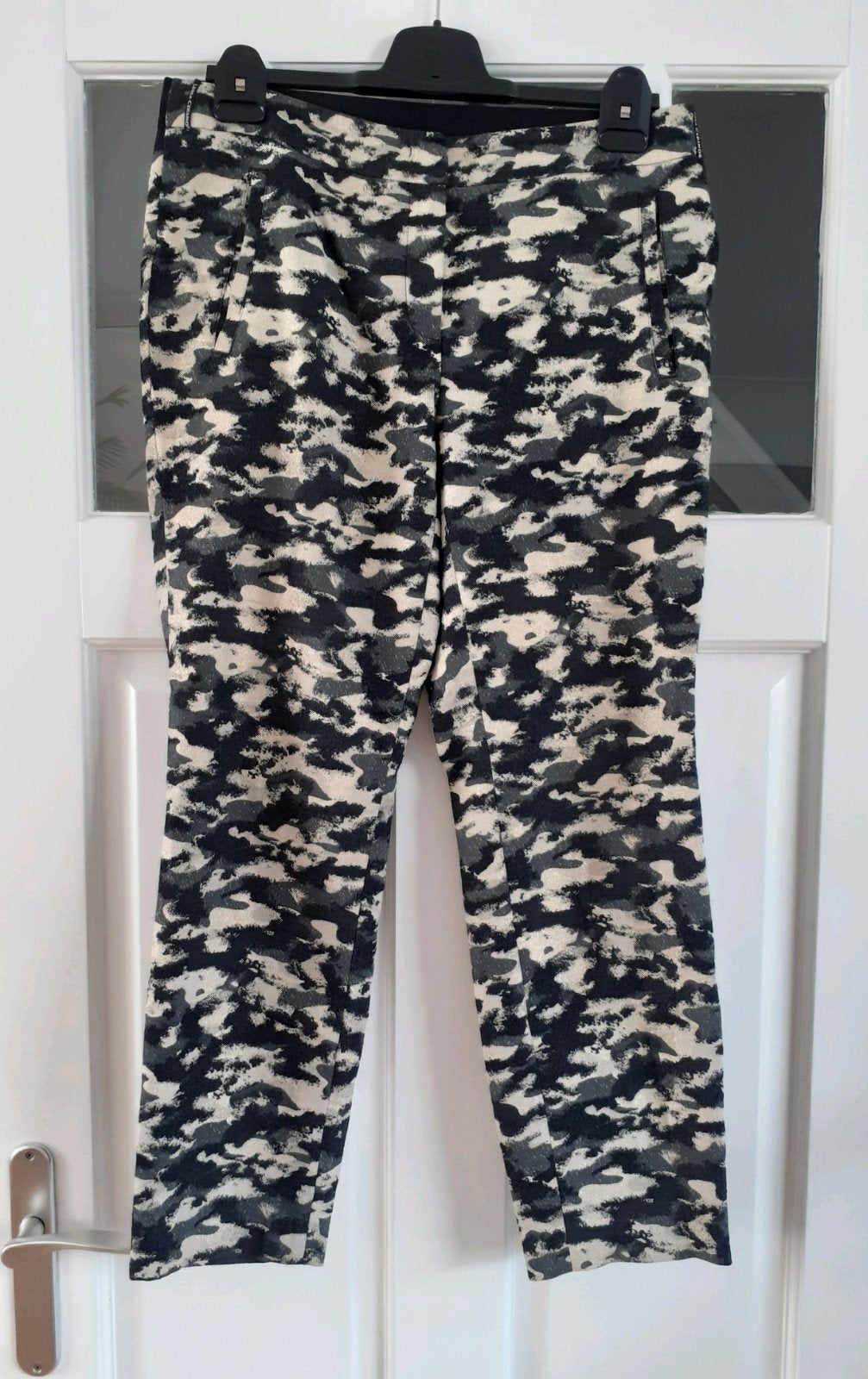 Luisa Cerano broek metallic camouflage pantalon maat 40, Maat 38/40 (M), Meerkleurig, Ophalen of Verzenden, Zo goed als nieuw