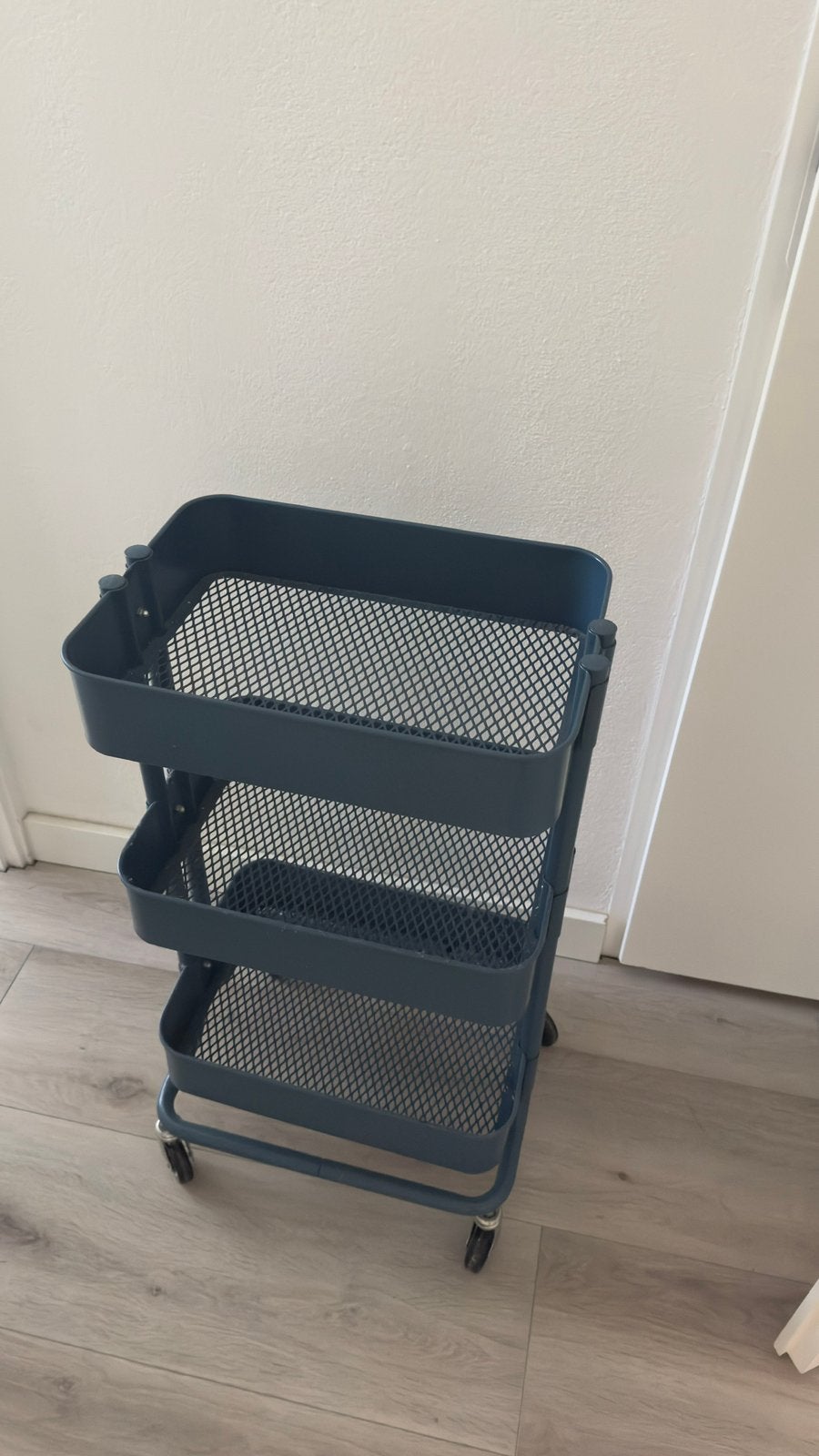 IKEA RÅSKOG Roltafel Grijblauw, Huis en Inrichting, Ophalen, Gebruikt