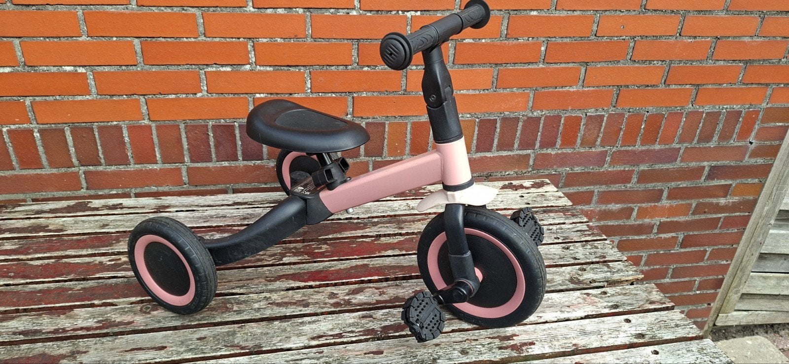 Topmark 4-in-1 loopfiets/driewieler - Roze, Ophalen, Zo goed als nieuw, Minder dan 16 inch, Topmark