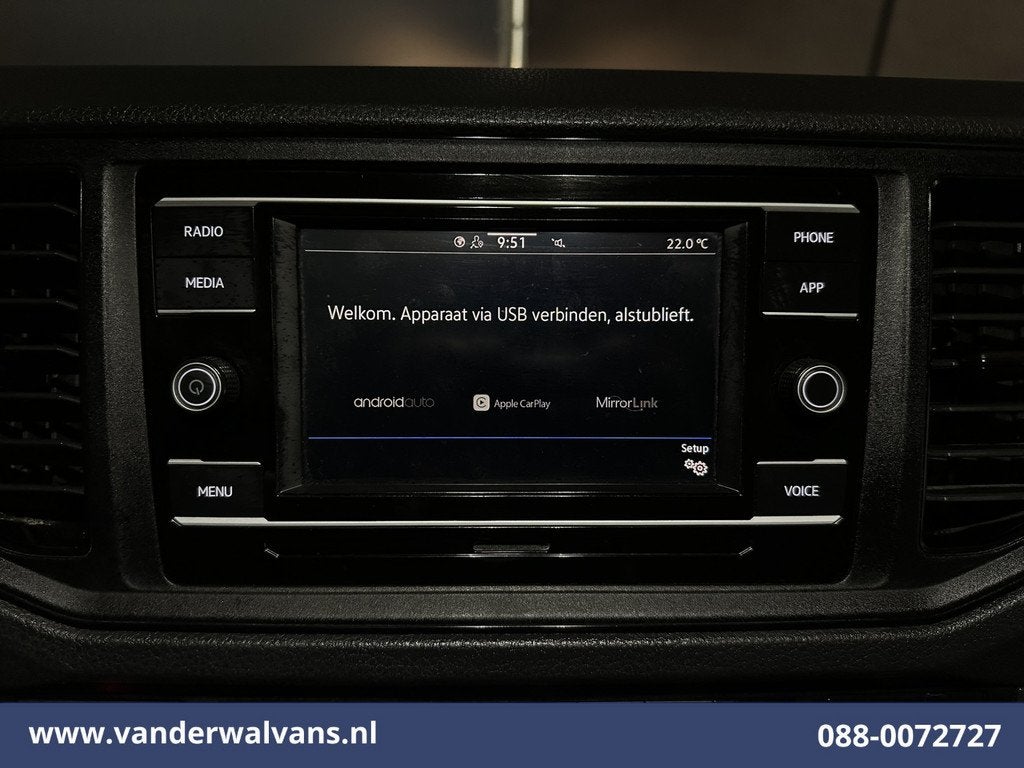 Volkswagen Crafter 2.0 TDI L3H3 (L2H2) Euro6 Airco | Apple C, Auto's, Bestelauto's, Voorwielaandrijving, Stof, Gebruikt, 4 cilinders