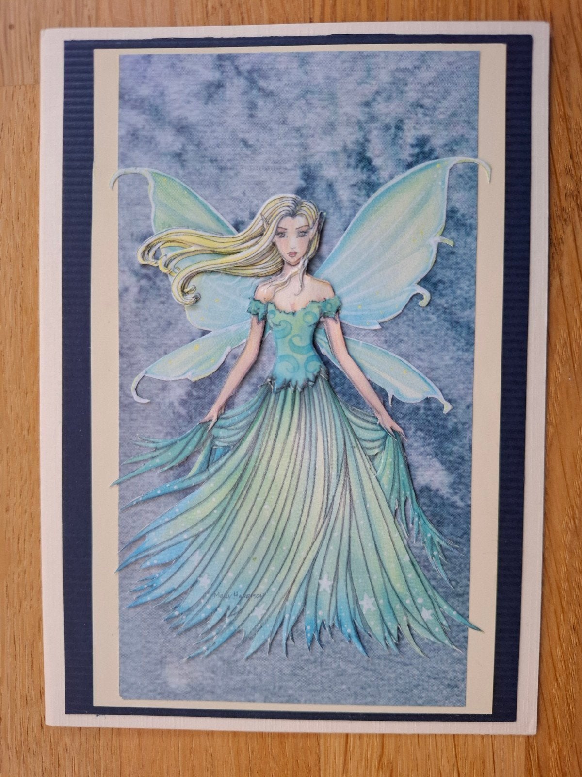 Zelfgemaakte kaart met fantasy fairy, Ophalen of Verzenden, Nieuw