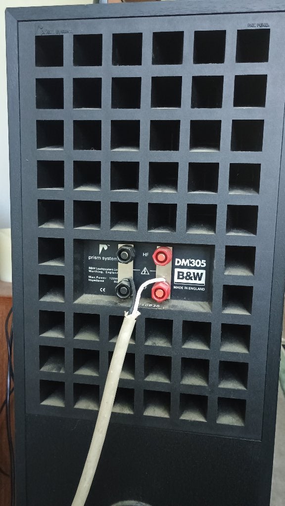 B&W DM305 in topstaat!, Ophalen, Stereo speakers, Gebruikt, 60 tot 120 watt