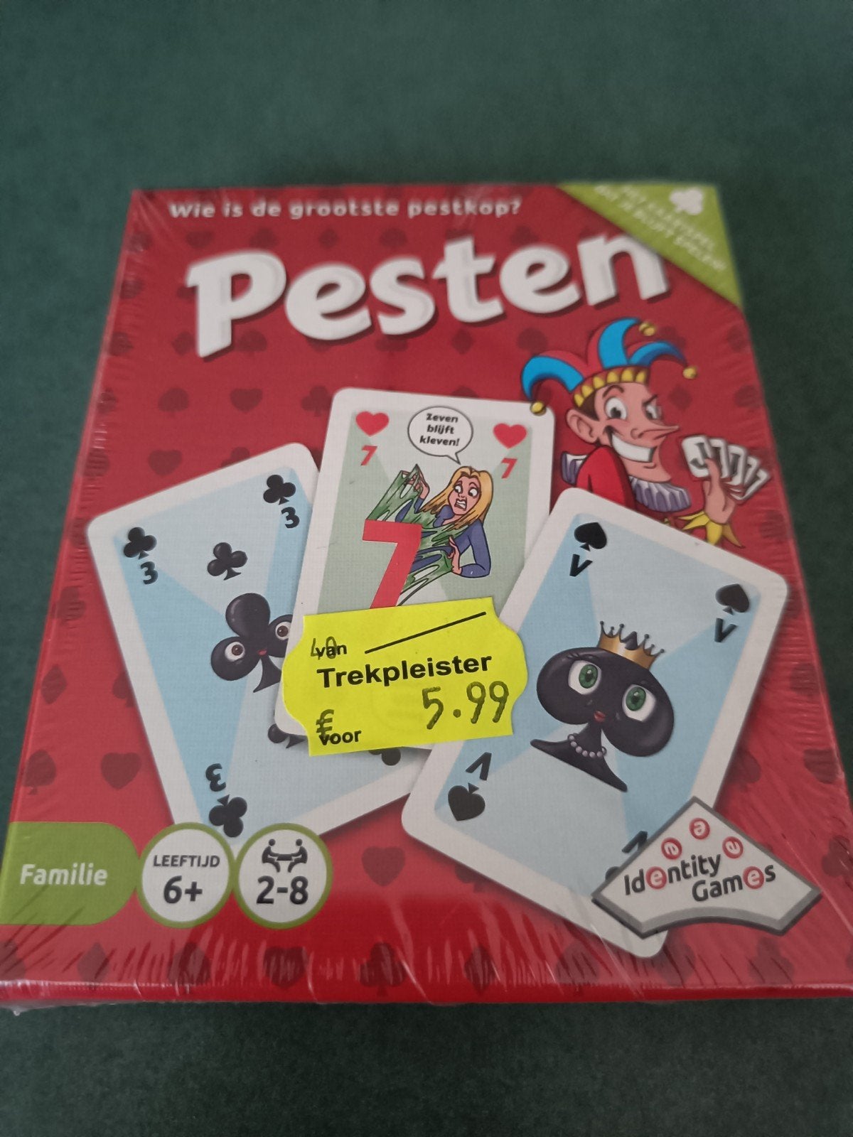 Pesten kaartspel - Nieuw in verpakking, Vijf spelers of meer, Ophalen of Verzenden, Nieuw, Identity Games