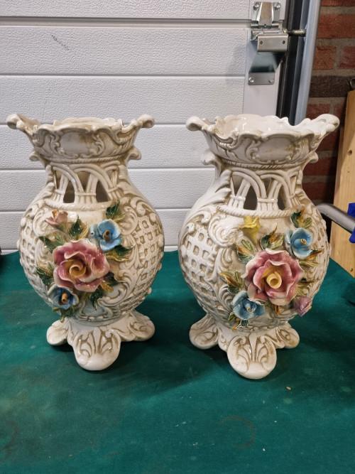 vazen bassano 486 vintage twee stuks, Antiek en Kunst, Antiek | Vazen, Ophalen of Verzenden