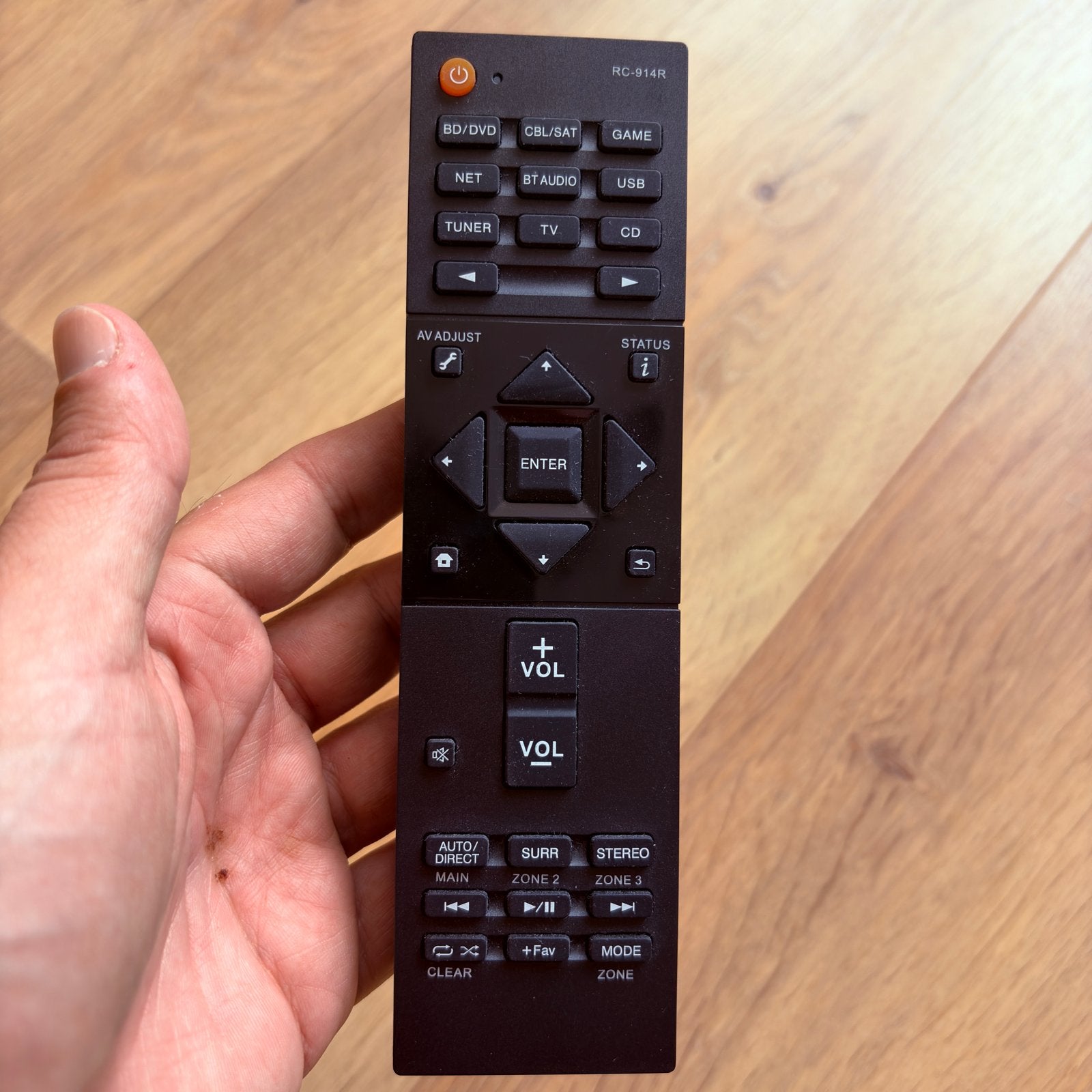 Pioneer RC-914R Afstandsbediening voor AV-receivers, Ophalen of Verzenden, Zo goed als nieuw, Origineel, Receiver of Versterker