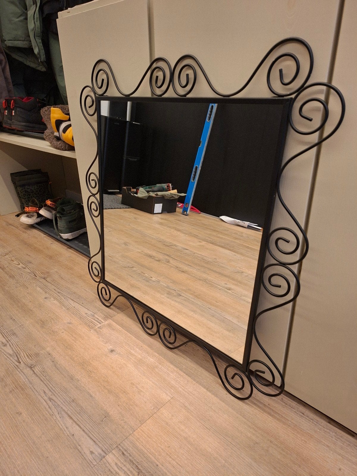 Ikea Noresund spiegel 55x55 cm, Ophalen, Gebruikt, Vierkant, Minder dan 100 cm