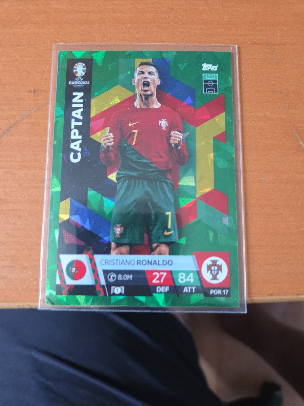 Cristiano Ronaldo Topps EURO 2024 Captain Kaart, Verzamelen, Sportartikelen en Voetbal, Ophalen of Verzenden