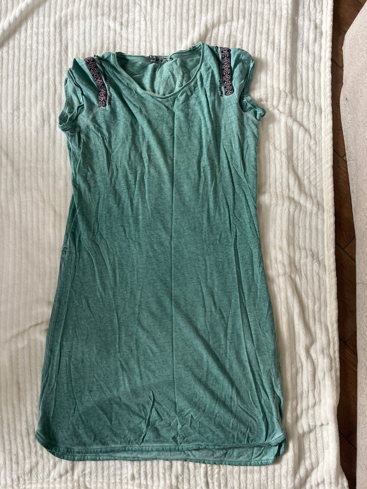 Garcia Jeans jurk maat S, groen met borduursel, Kleding | Dames, Ophalen of Verzenden, Maat 36 (S), Gedragen, Boven de knie