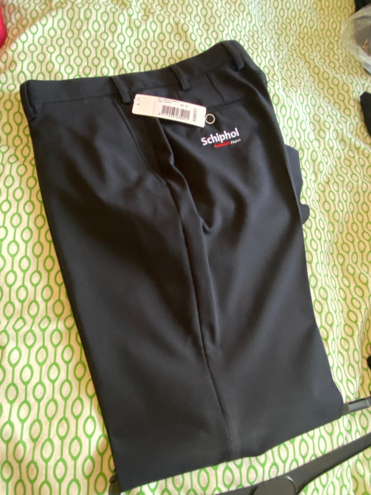 Nieuwe Schiphol Amsterdam Airport pantalon, maat 26, Verzenden, Nieuw, Overige maten, Zwart