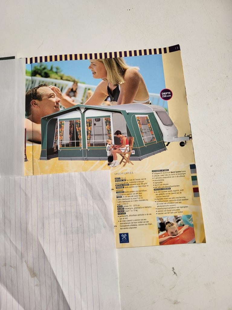 Dorema voortent maat 10 met aluminium frame en toebehoren, Ophalen of Verzenden, Gebruikt
