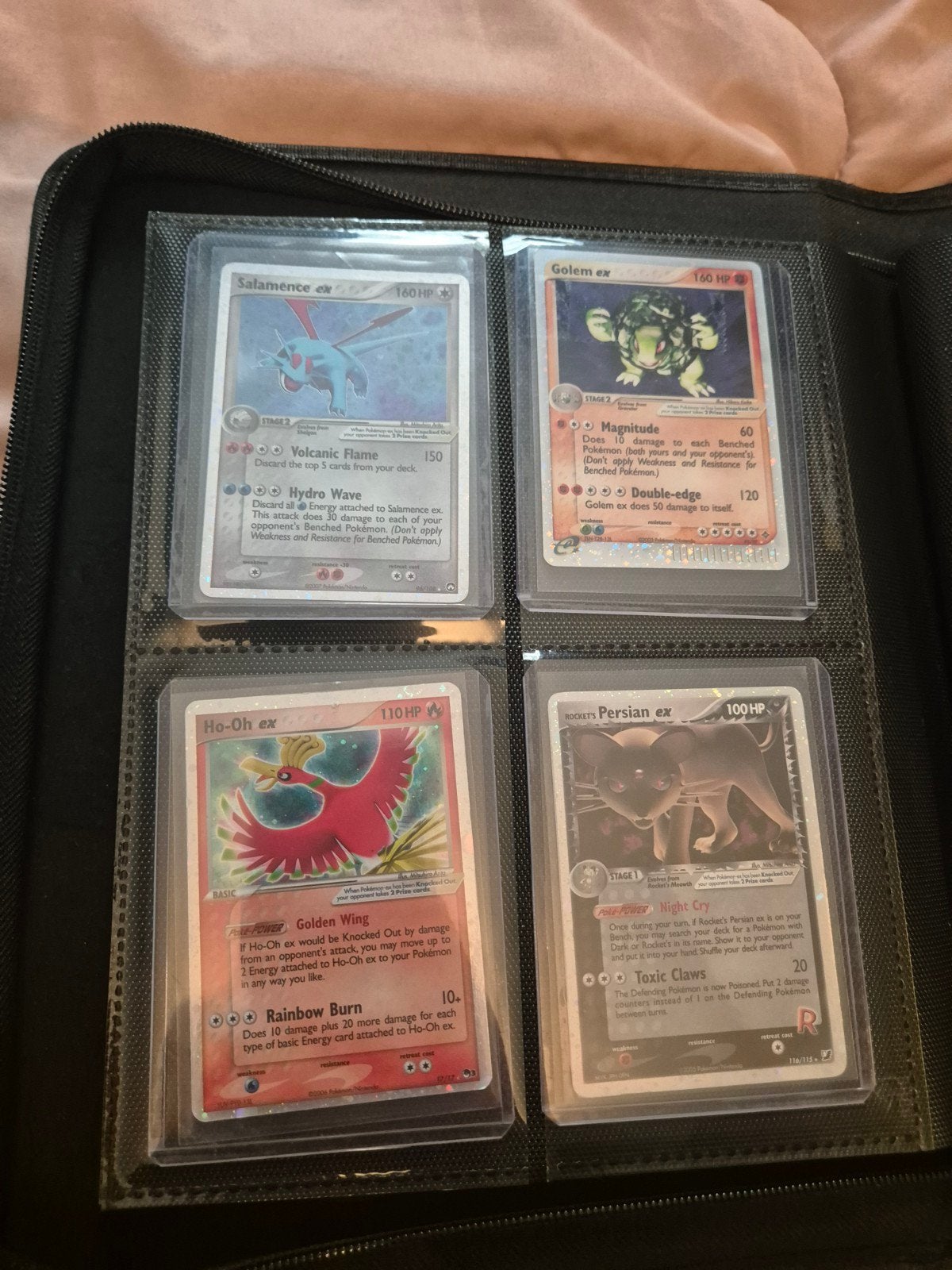 Zeldzame Pokémon EX Kaarten:, Golem, Ho-Oh, Persian, Hobby en Vrije tijd, Ophalen of Verzenden