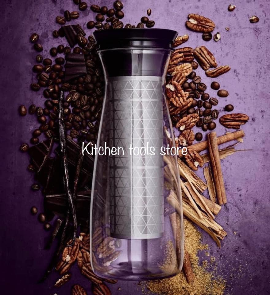 Tupperware Cold brew Carafe ijskoffie ijsthee + receptenboek, Ophalen of Verzenden, Nieuw, Overige typen