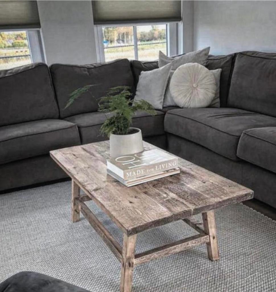 ~Stoer Sober Landelijk Houten Salontafel~, Ophalen of Verzenden, Nieuw