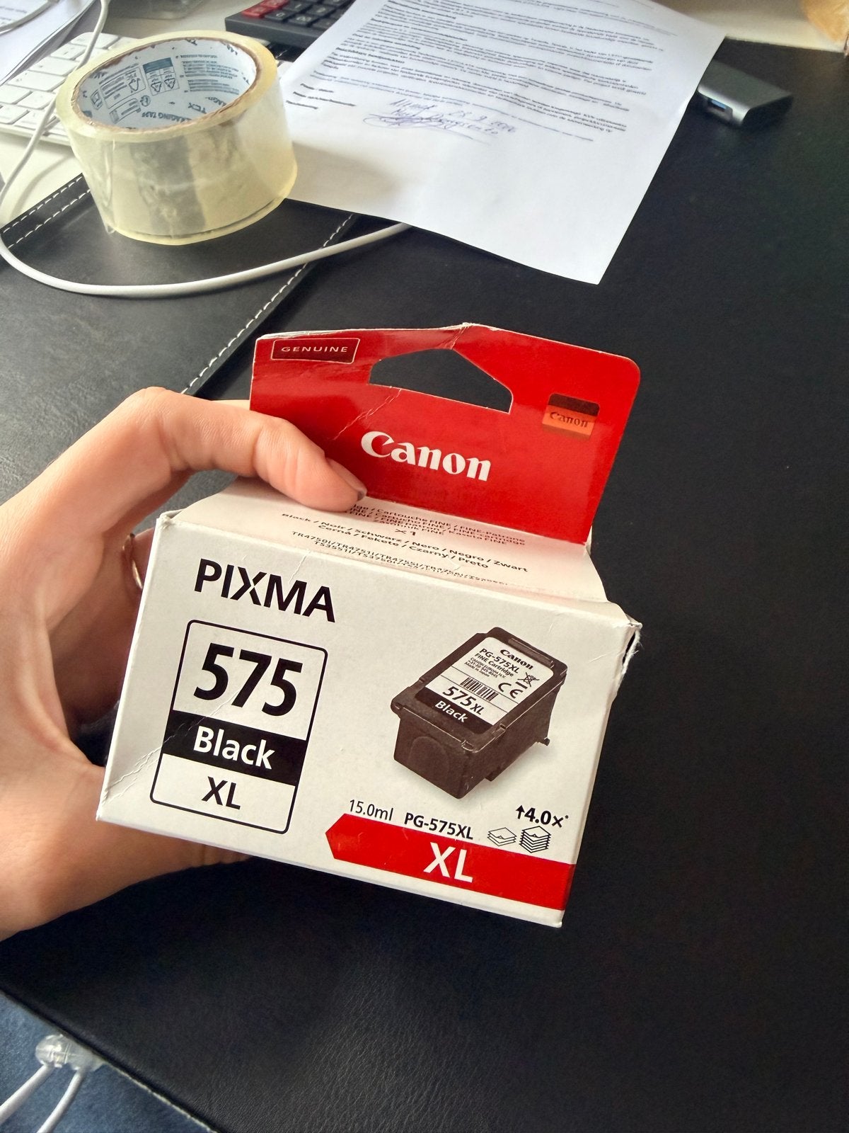 Canon PG-575XL Zwarte Inktcartridge - Nieuw in doos, Ophalen of Verzenden, Nieuw, Cartridge