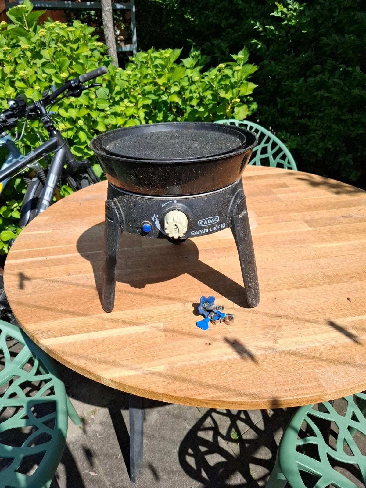 Cadac Safari Chef gasbarbecue - Compact en veelzijdig, Tuin en Terras, Gasbarbecues, Ophalen, Gebruikt, Cadac