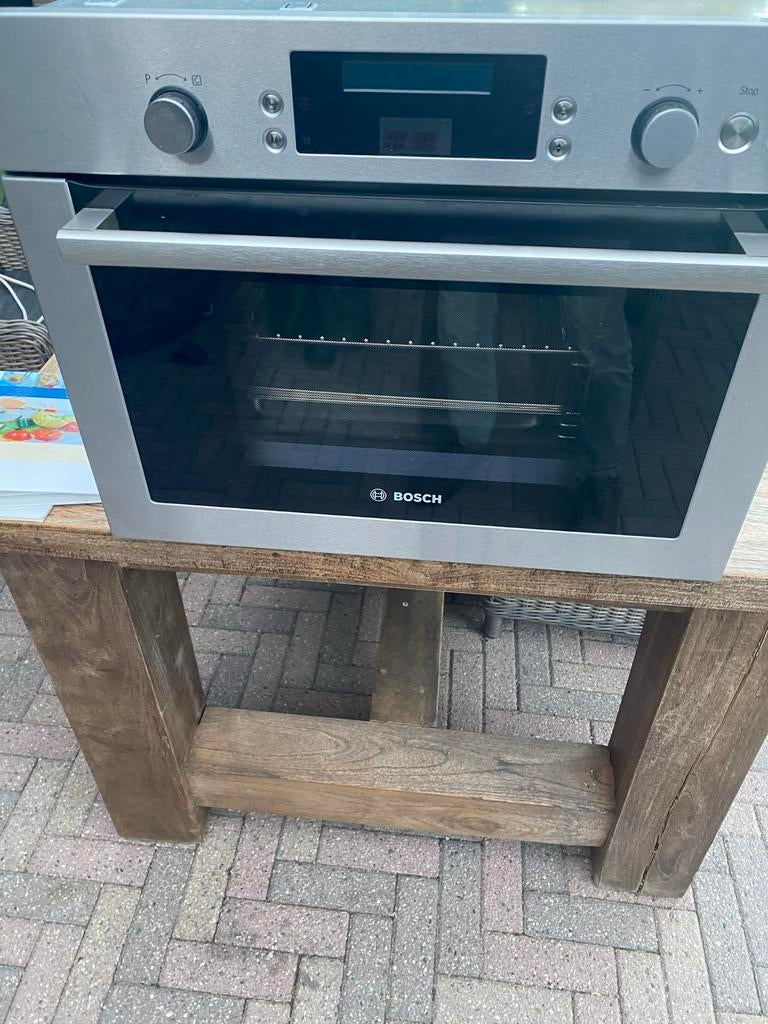 Bosch Inbouw Oven met Grill - Zo goed als nieuw, Gebruikt, Oven met grill, Inbouw, Ophalen
