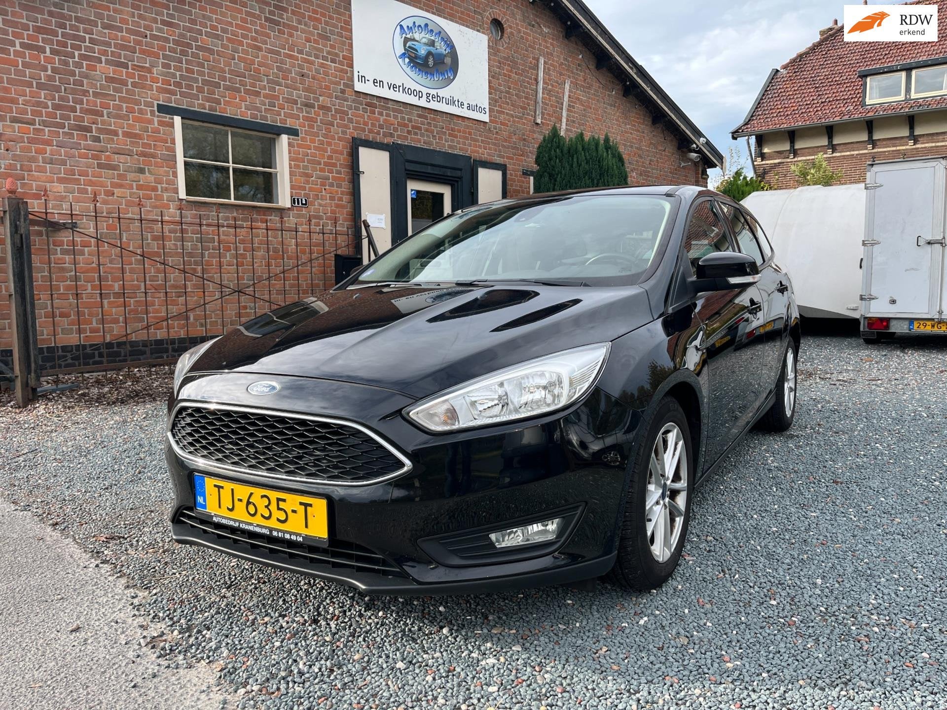 Ford Focus Wagon 1.0 Titanium ( Climate controle + Elektrisc, Gebruikt, Start-stop-systeem, Zwart, Handgeschakeld