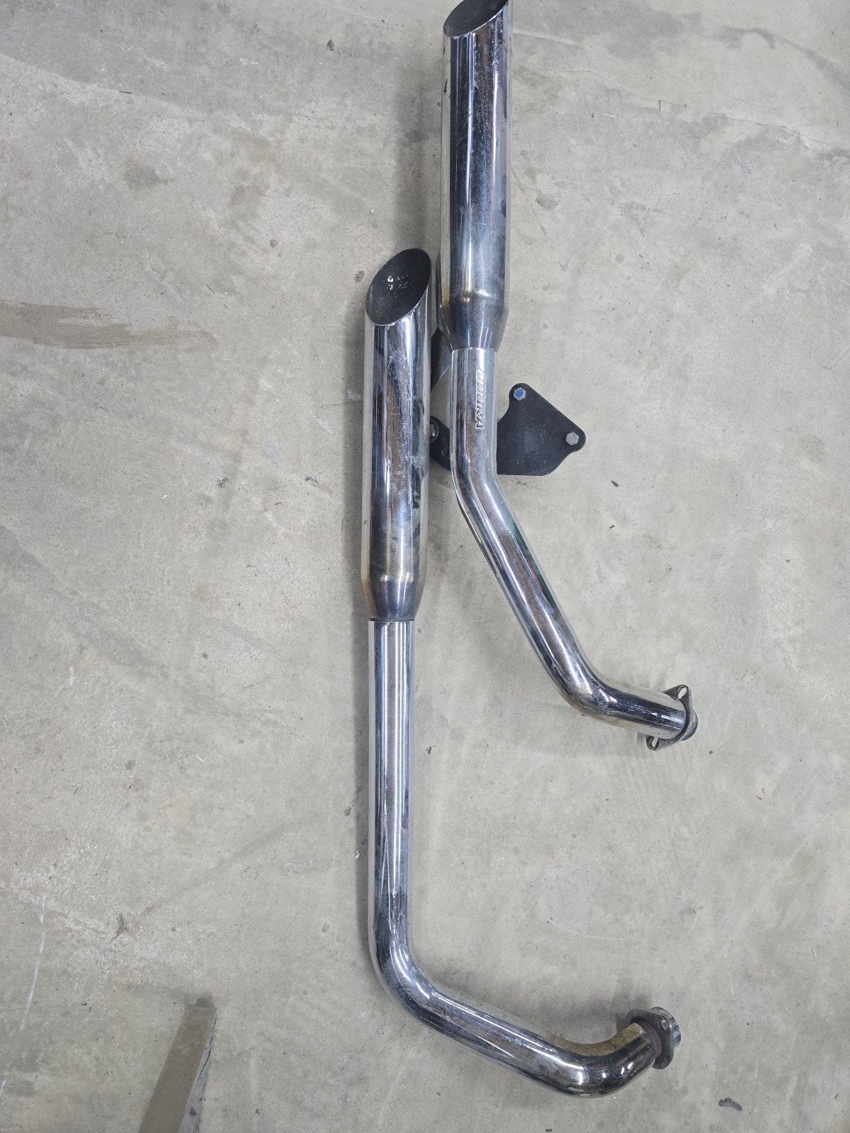 Honda Shadow 750 Cobra uitlaat, Ophalen, Gebruikt